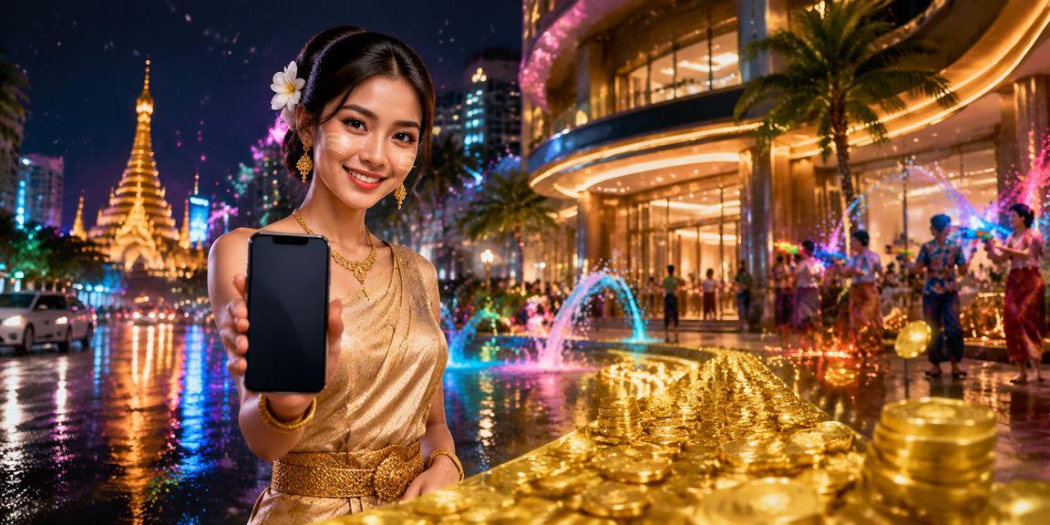 ရန်ကုန်မြို့လယ်ကာစီနိုလျှောက်လွှာ အသုံးပြုနေသူများ၊ သင်္ကြန်ပွဲတော်ကာလမှ ပုံ